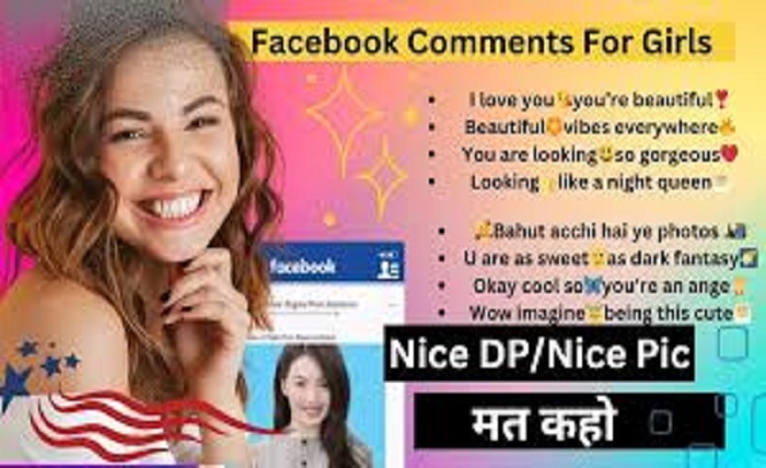 ladki ki photo par comment english