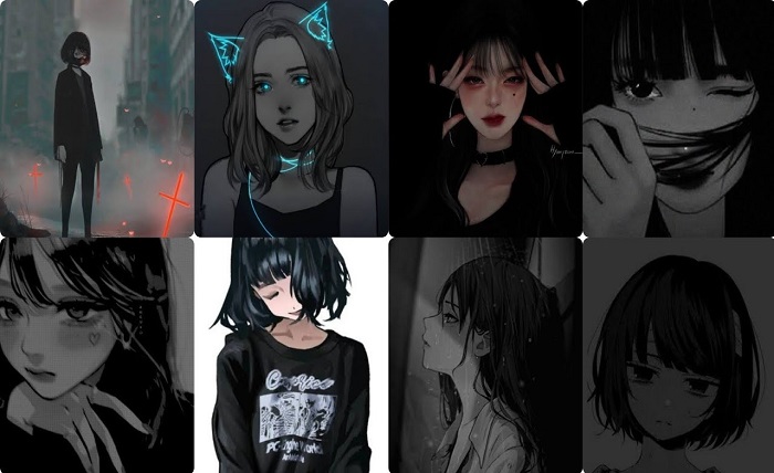 anime girl dp