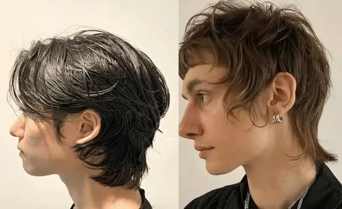 wolf cut men